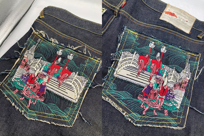 RMC レッドモンキー 赤猿 デニムパンツ 中古 D4