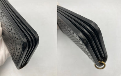 BACKDROP Leathers バックドロップレザーズ バスケットウォレット 中古 D4