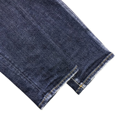 DSQUARED2 ディースクエアード デニム パンツ メンズ ジーンズ ボタンフライ ダメージ加工 インディゴ 50サイズ S71LB0004 S30342 中古 T1