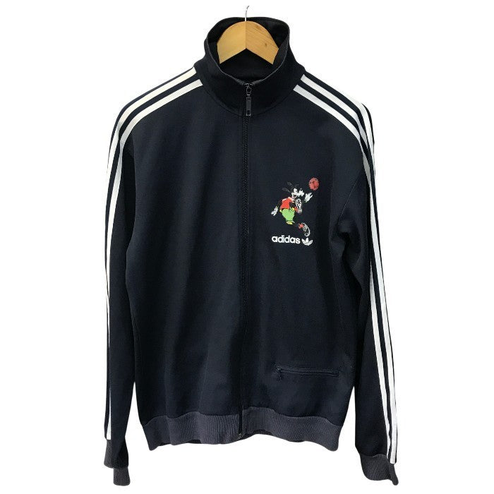 adidas アディダス ディズニー グーフィー トラックジャケット メンズ フルジップ ジャージ スリーストライプス ネイビー 938005 中古 T1