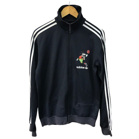 adidas アディダス ディズニー グーフィー トラックジャケット メンズ フルジップ ジャージ スリーストライプス ネイビー 938005 中古 T1