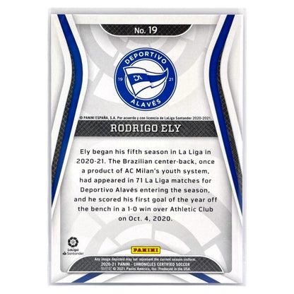 PANINI サッカーカード CHRONICLES CERTIFIED RODRIGO ELY D. ALAVES /99 #19 中古 IT1