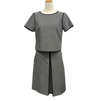 EPOCA エポカ ドッド柄 半袖 セットアップ M5S01－503－40 38(M) アンサンブル 上下セット 水玉 スカート レディース 中古 KW1