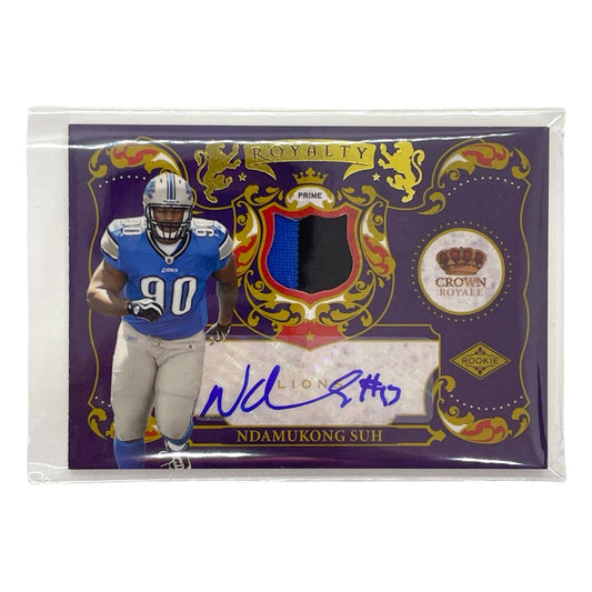 PANINI NFLカード CROWN ROYALE ROYALTY PRIME NDAMUKONG SUH DETROIT LIONS 03/25 #21 中古 IT1