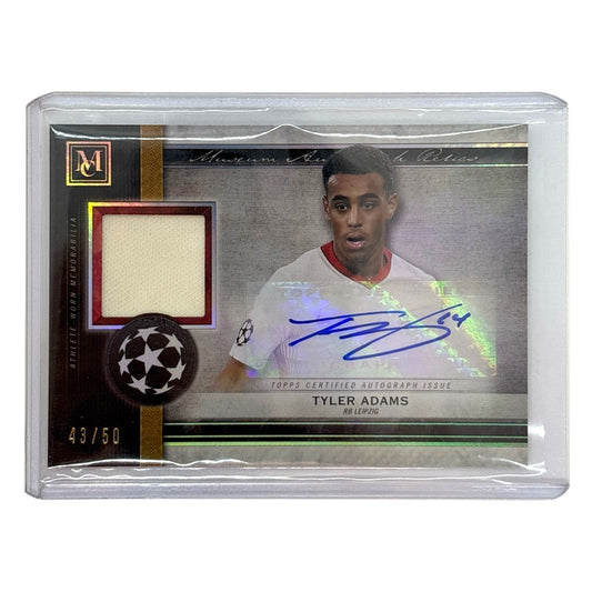 TOPPS サッカーカード MUSEUM COLLECTION TYLER ADAMS LEIPZIG 43/50 #MAR-TA 中古 IT1