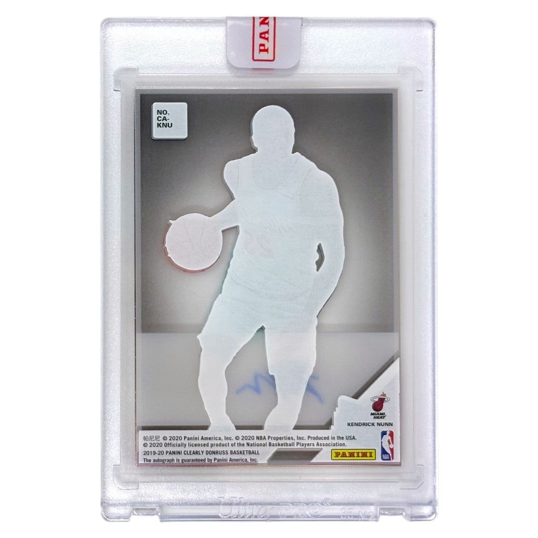 未開封品 PANINI NBAカード CLEARLY DONRUSS KENDRICK NUNN HEAT #CA-KNU 中古 IT1