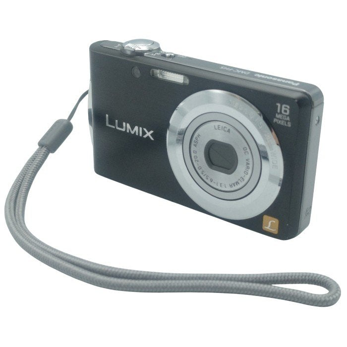 Panasonic パナソニック LUMIX 光学ズーム4倍 1610万画素 デジタルカメラ DMC-FH5-K 中古 H4