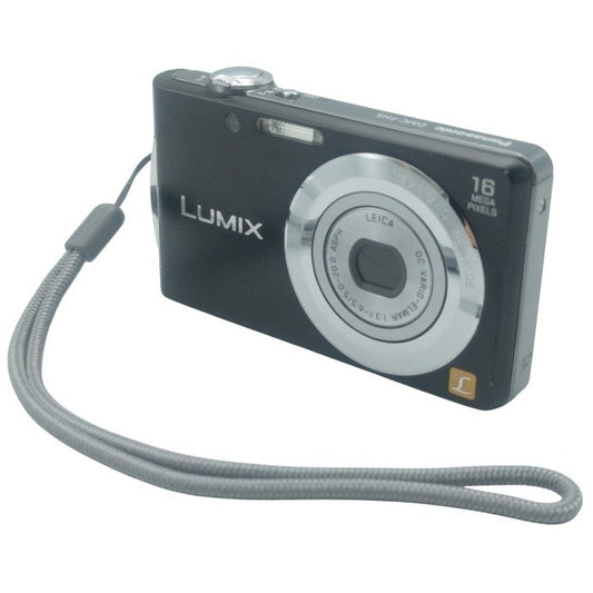 Panasonic パナソニック LUMIX 光学ズーム4倍 1610万画素 デジタルカメラ DMC-FH5-K 中古 H4