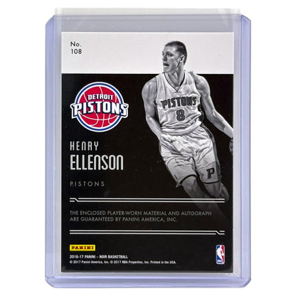 PANINI NBAカード NOIR HENRY ELLENSON PISTONS /99 #108 中古 IT1