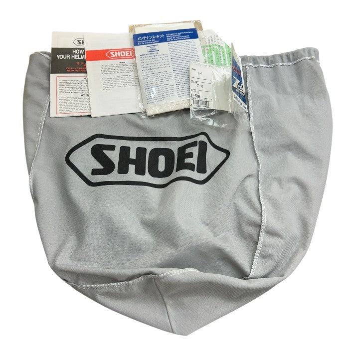 SHOEI ショーエイ Z-4 フルフェイス バイク用ヘルメット ブラック サイズL バイク ヘルメット バイク用品 中古 W４