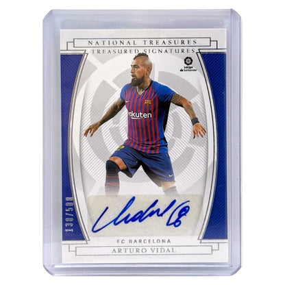 PANINI サッカーカード CHRONICLES NATIONAL TREASURES ARTURO VIDAL BARCELONA /500 #TS-AV 中古 IT1