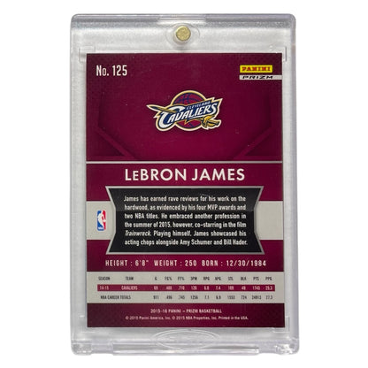 PANINI NBAカード PRIZM LEBRON JAMES CLEVELAND CAVALIERS #125 中古 IT2