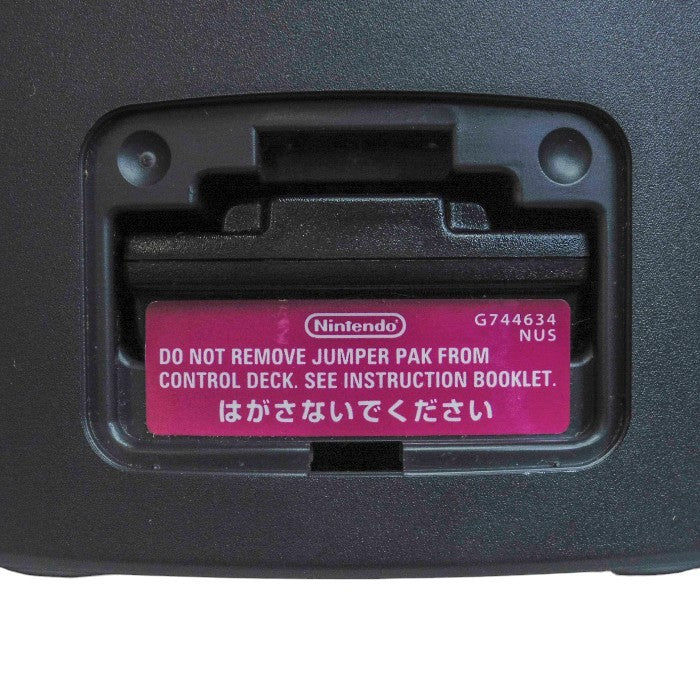 任天堂 NINTENDO64 ニンテンドウ６４ NUS-001(JPN) 本体 ブラック 中古 a1