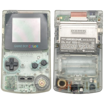 任天堂 ゲームボーイ カラー 本体 クリア GAMEBOY COLOR  中古 a4