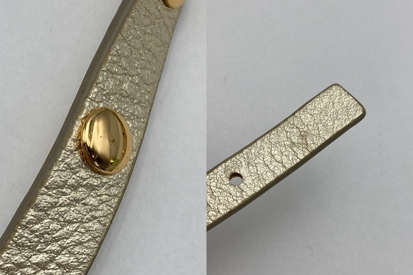 TORY BURCH トリーバーチ ダブルラップ ロゴ スタッズ ブレスレット 中古 D4