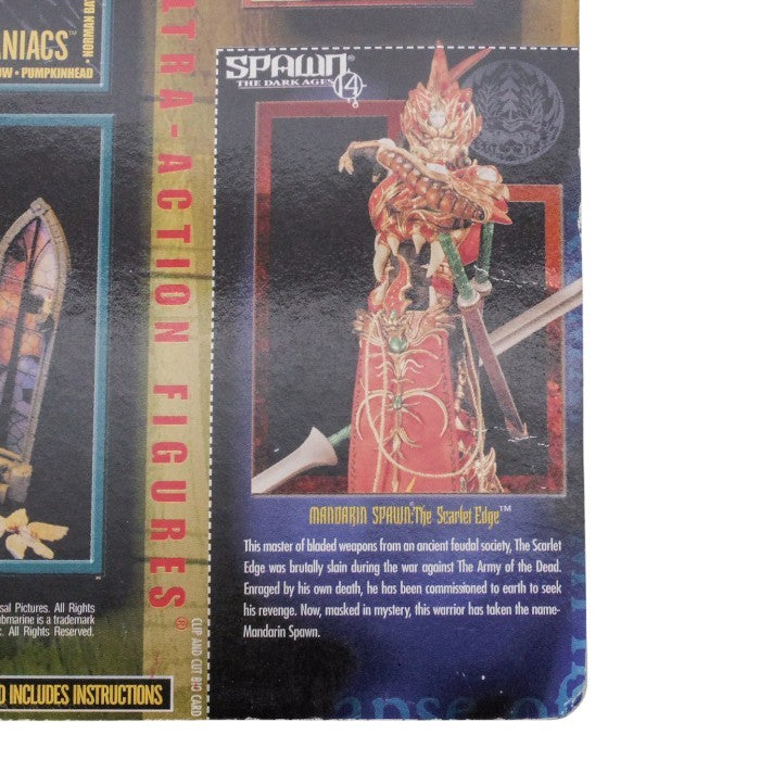 SPAWN SERIES 14 THE DARK AGES mandarin spawn the scanlet edge McFARLANE TOYS 中古 a1