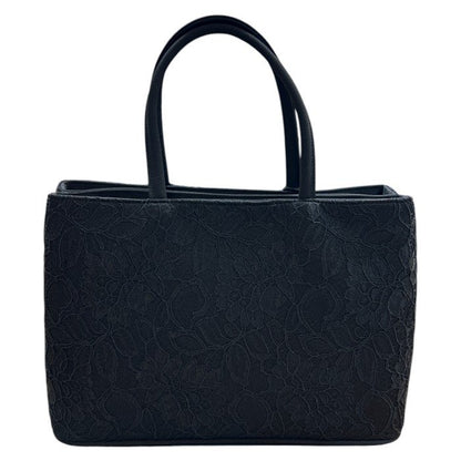 IWASA イワサ 岩佐 ブラック フォーマルバッグ 鞄 お葬式 入学式 卒業式 レディース 花柄 中古 W４