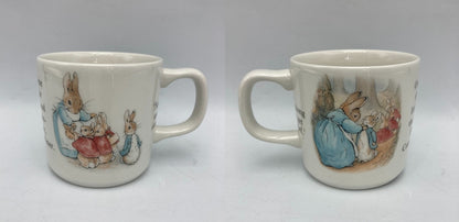 PETER RABBIT by Wedgwood ウェッジウッド ピーターラビット カップ プレート ボウル 3点セット 中古 D4