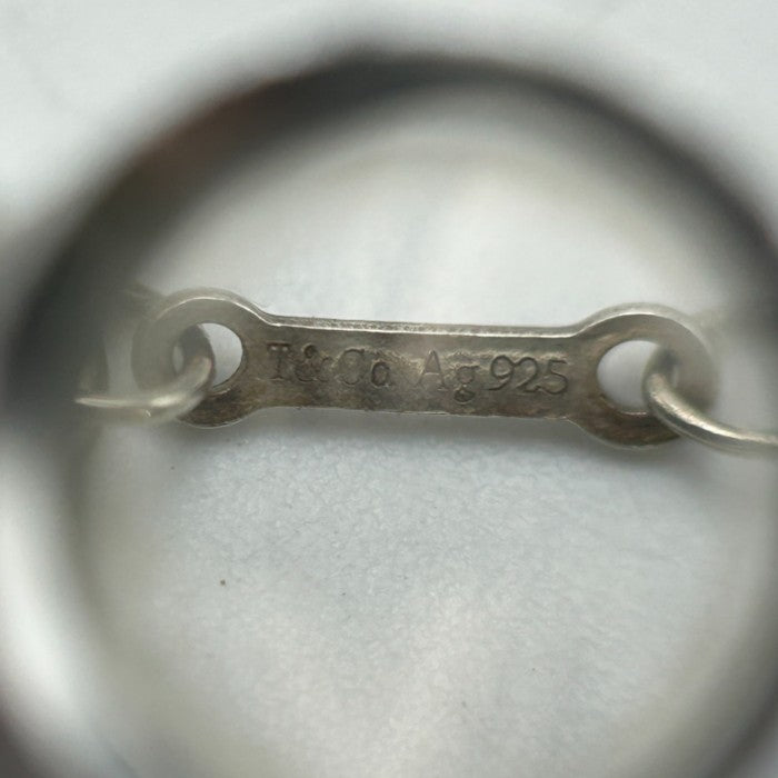 TIFFANY ＆Co. ティファニー シルバー925 1P ダイヤモンド パロマピカソ ダブルラビングハート ネックレス ブランド ハート かわいい アクセサリー レディース 中古 W４