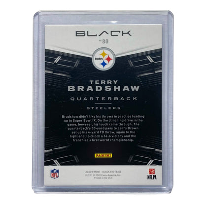 PANINI NFLカード BLACK TERRY BRADSHAW STEELERS 93/99 #80 中古 IT2