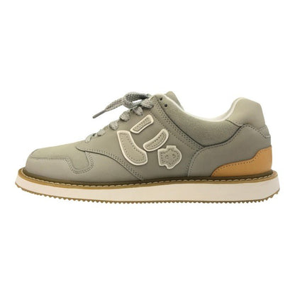 SANGACIO サンガッチョ にゅ Crepe Gray スニーカー メンズ レザー ローカット クレープ グレー 26.0cm 中古 T1