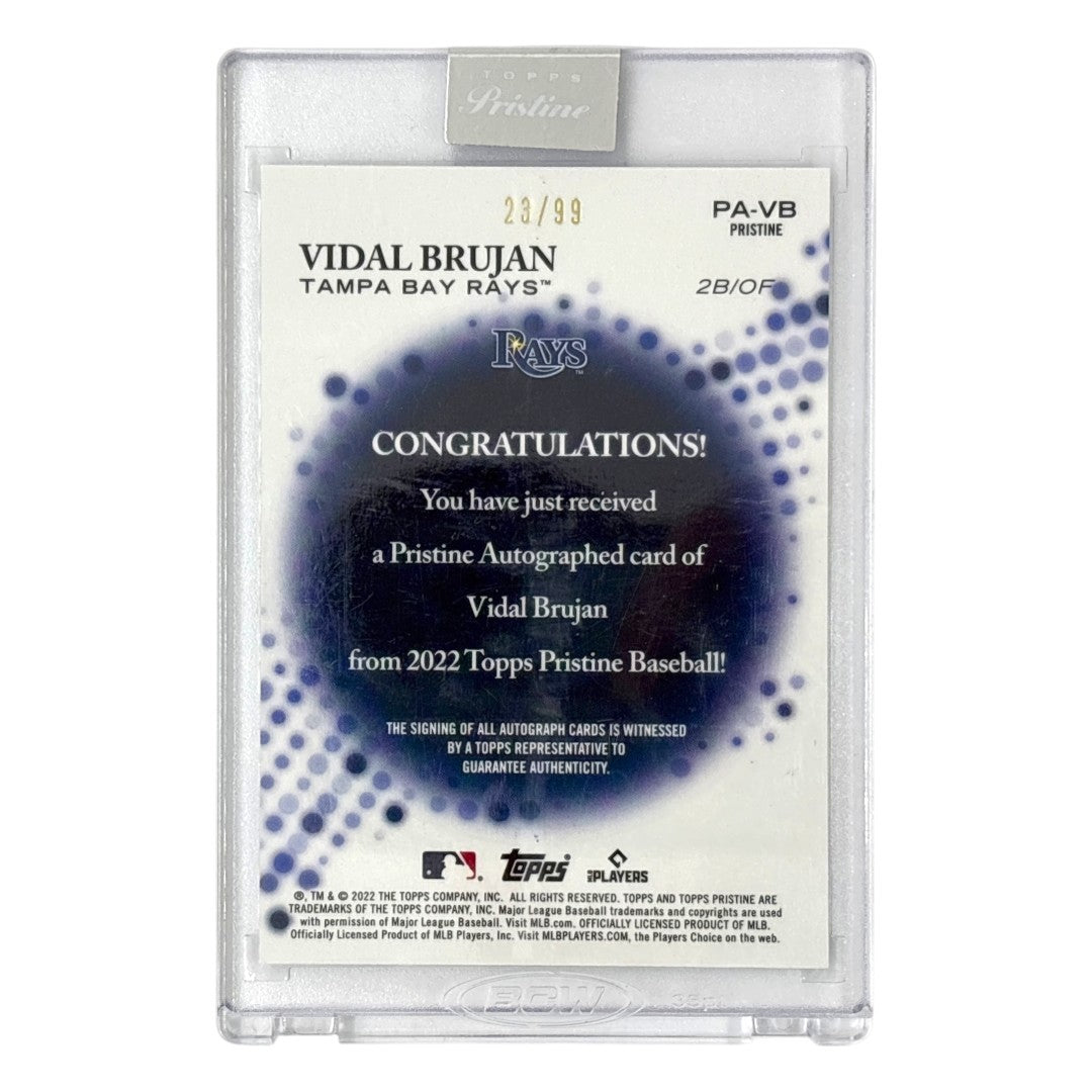 未開封品 TOPPS MLBカード PRISTINE VIDAL BRUJAN TAMPA BAY RAYS /99 #PA-VB 中古 IT1