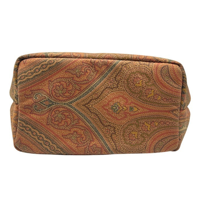 ETRO エトロ ペイズリー柄 バニティバッグ ハンドバッグ レディース ポーチ 総柄 中古 W４