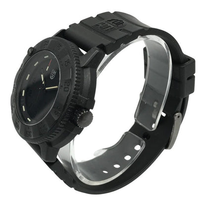 LUMINOX Original Navy Seal 3000 EVO Series 腕時計 メンズ アナログ クォーツ ラバーバンド 発光インデックス ネイビーシールズ ミリタリー ブラック 中古 T1