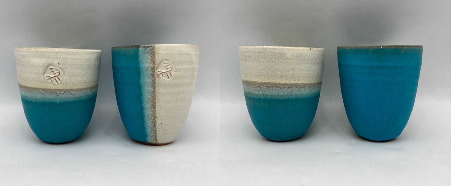 In The Mood インザムード 左馬 カップ＆飯碗 箸付 ペア 中古 D4