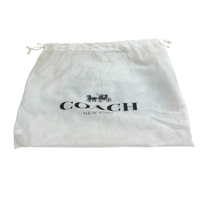 COACH コーチ シグネチャー カーディガン CB640 XS トップス 秋 冬 レディース かわいい 総柄 ブラウン 中古 W４