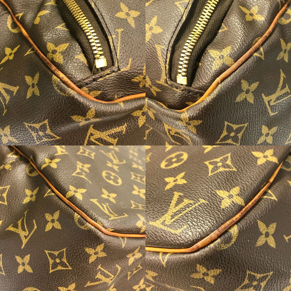 LOUIS VUITTON ルイヴィトン モノグラム エヴァジオン ボストンバッグ ユニセックス シューズ収納 スポーツ/旅行鞄 ブラウン M41443 中古 T1