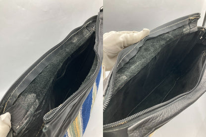 ORTEGA’S オルテガ チマヨ レザー ショルダーバッグ 中古 D4