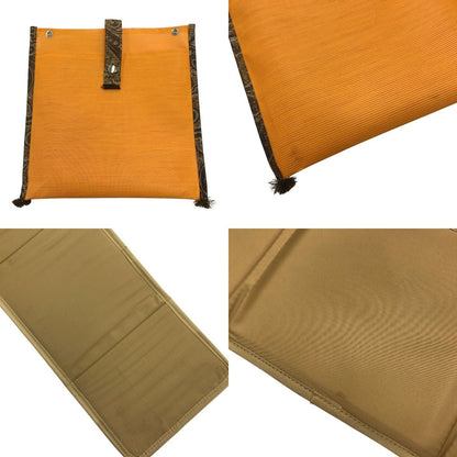 A VACATION TANK PACK トートバッグ レディース メッシュ ペイズリー コンパクト収納 内ポケット取り外し可 オレンジ A-18 中古 T1