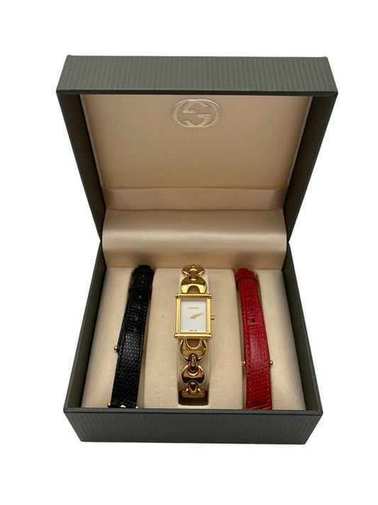GUCCI グッチ チェンジベルト 腕時計 クオーツ 1800L レディース 中古 D4