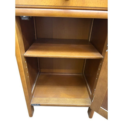 karimoku カリモク 電話台 FAX台 インテリア 家具 収納 木製 中古 W４