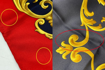 CELINE セリーヌ バッグ柄 スカーフ シルク100％ 中古 D4