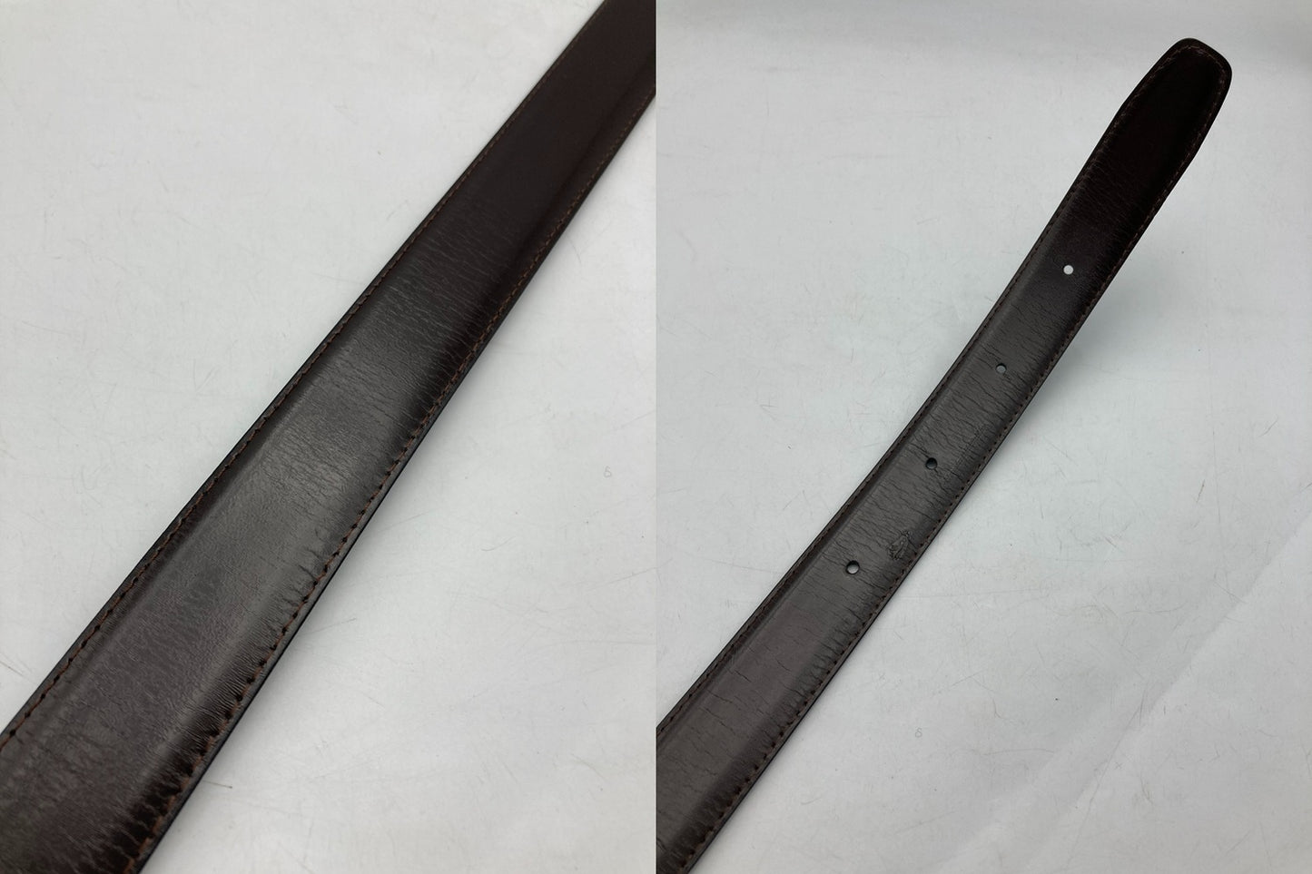 ALFRED DUNHILL ダンヒル バックル レザーベルト メンズ 中古 D4