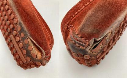 LOUIS VUITTON ルイヴィトン スエード ドライビングシューズ サイズ7 メンズ 中古 D4