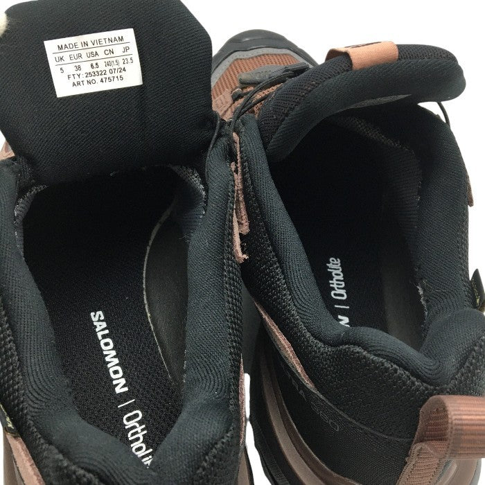 [サロモン] ハイキング トレッキングシューズ X ULTRA 360 LTR GORE-TEX WOMEN (エックス ウルトラ 360 レザー ゴアテックス) L47571500 Cognac/Peppercorn/Black 23.5 cm 中古 Y4