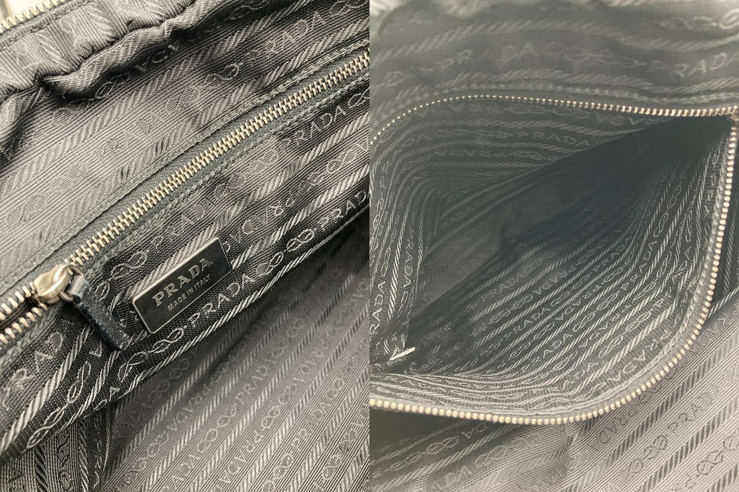 PRADA プラダ テスート トートバッグ カーキ 中古 D4