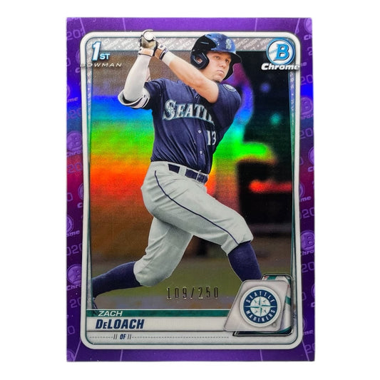 TOPPS MLBカード BOWMAN CHROME 1ST ZACH DELOACH SEATTLE MARINERS /250 #BD-28 中古 IT2