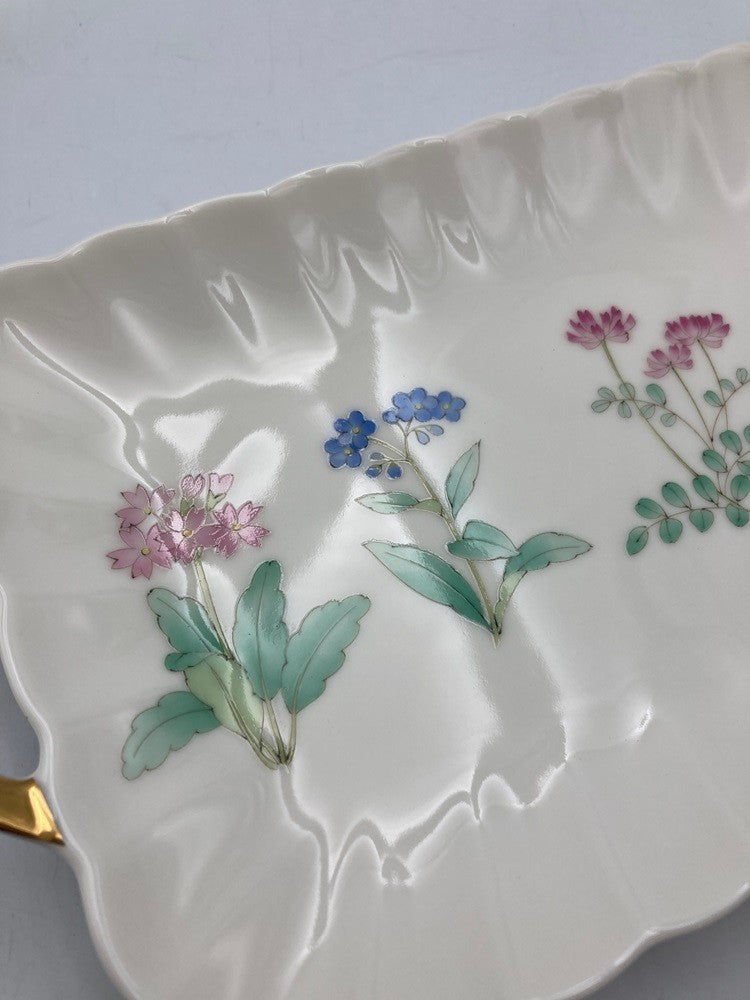 香蘭社 花しらべ トレー サンドイッチトレー 中古 D4