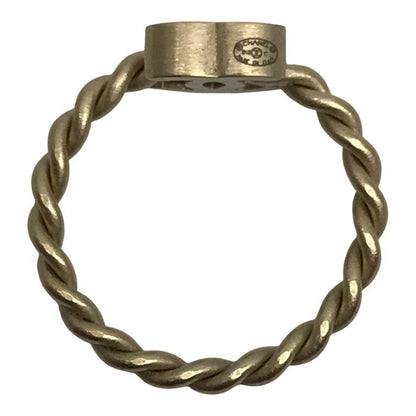 CHANEL シャネル リング レディース ココマーク ツイスト 指輪 ゴールド 12号 中古 T1