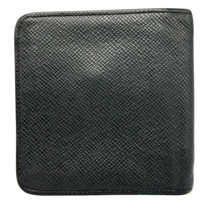 LOUIS VUITTON ルイ・ヴィトン タイガ ポルトビエ モネジップ 二つ折り 財布 M30672 レザー コンパクト ファスナー ブランド 中古 W４