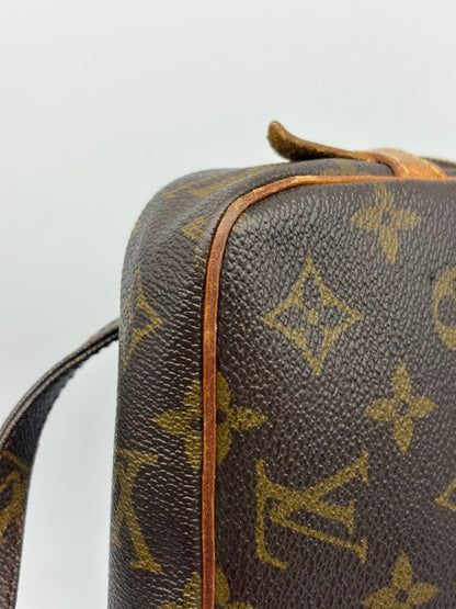 LOUIS VUITTON ルイヴィトン モノグラム 旧型 ポシェットマルリー バンドリエール M51828 ブランド おしゃれ レディース ミニ 小さめ 鞄 中古 W1