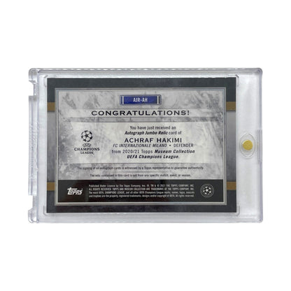 TOPPS サッカーカード MUSEUM COLLECTION ACHRAF HAKIMI INTERNAZIONALE MILANO 58/75 #AJR-AH 中古 IT1