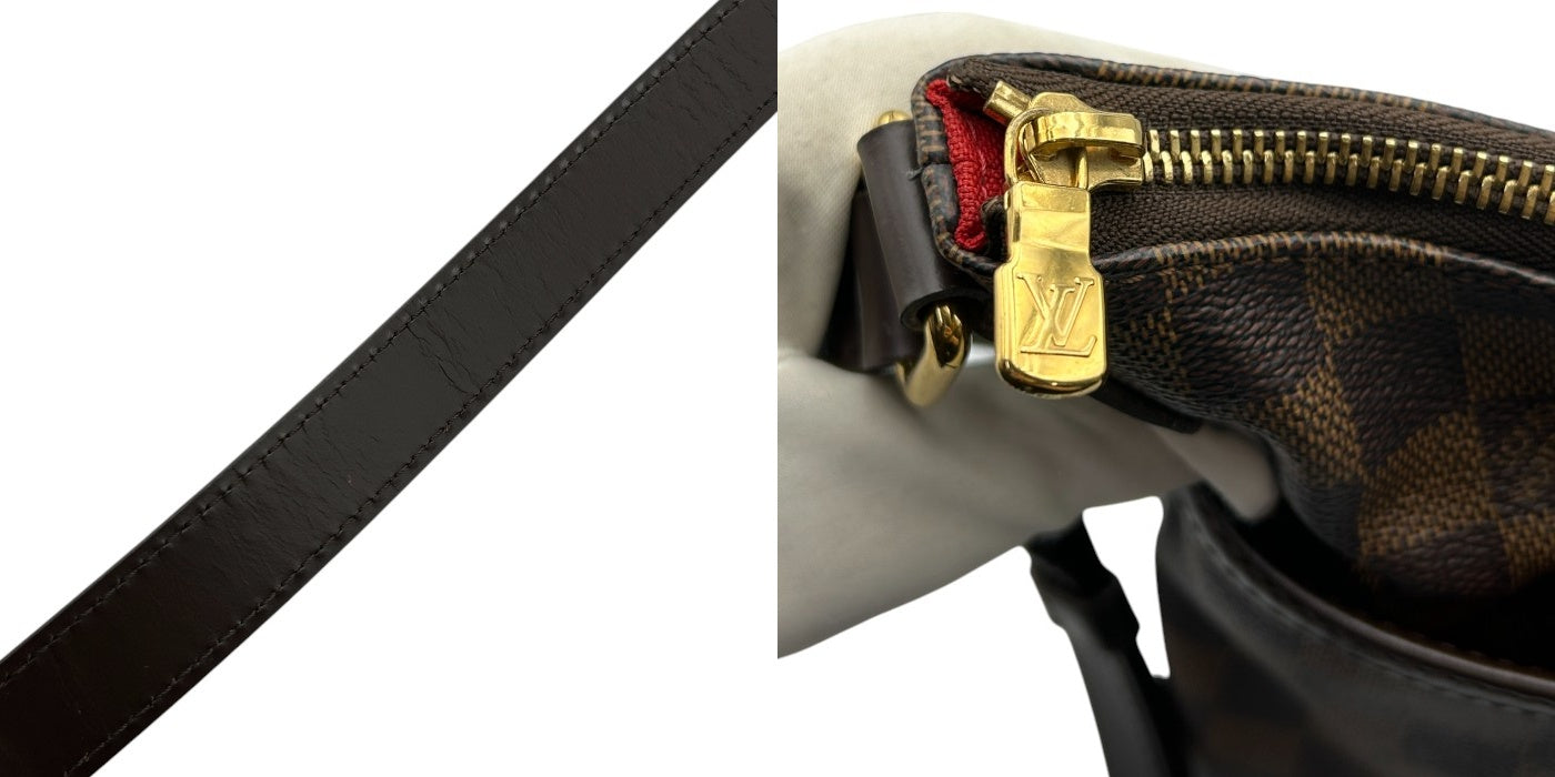 LOUIS VUITTON ルイヴィトン ダミエ エベヌ ブルームズベリPM ショルダーバッグ N42251 鞄 ブランド レディース 斜め掛け 肩掛け 中古 W４