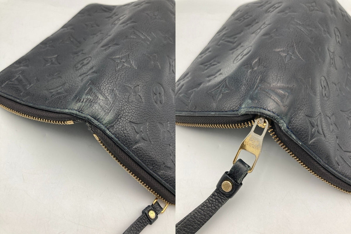 LOUIS VUITTON ルイヴィトン アンプラント ポルトフォイユ スクレット ロン ラウンドファスナー長財布 アンフィニ M93435 中古 D4