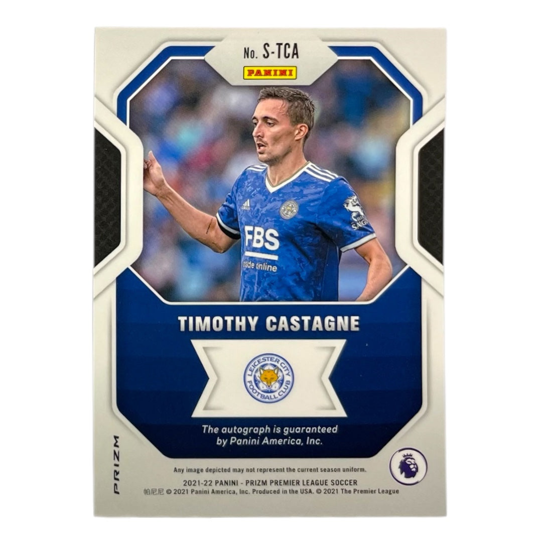 PANINI サッカーカード PRIZM PREMIER LEAGUE TIMOTHY CASTAGNE LEICESTER CITY #S-TCA 中古 IT2
