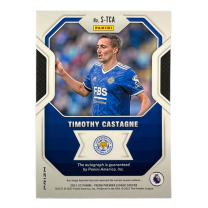 PANINI サッカーカード PRIZM PREMIER LEAGUE TIMOTHY CASTAGNE LEICESTER CITY #S-TCA 中古 IT2